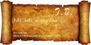 Tőkés Dorina névjegykártya